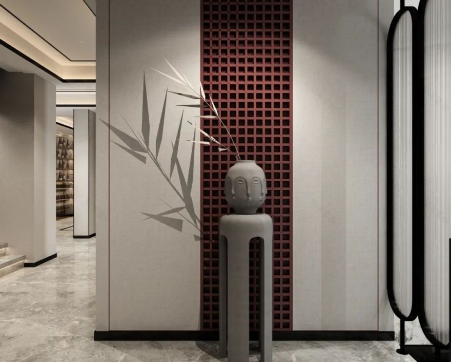 【一鸣设计案例 】918m²别墅大变身,用新中式焕发空间魅力,打造专属空间!-46