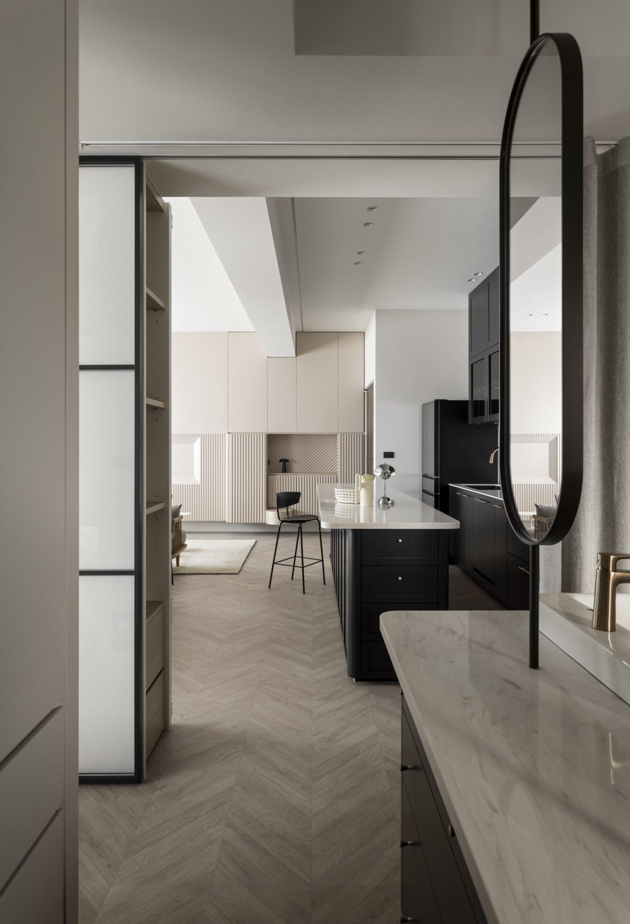 极简公寓遇上高级灰丨甘纳设计-21