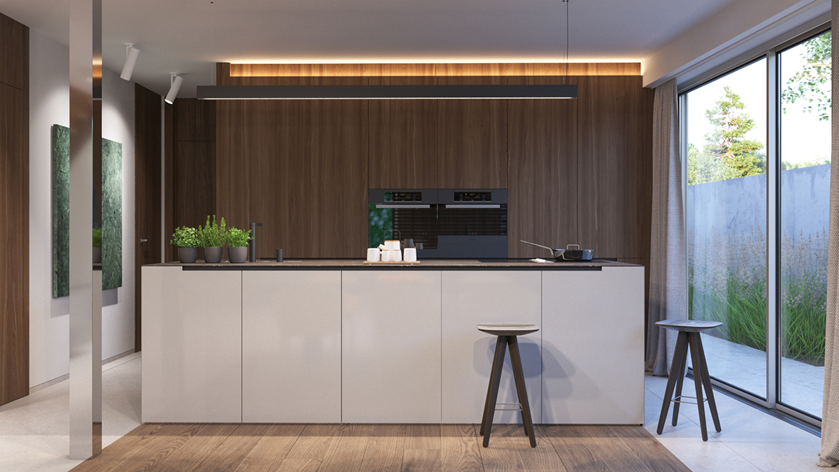 现代别墅设计与室内 LED 灯的完美结合-5