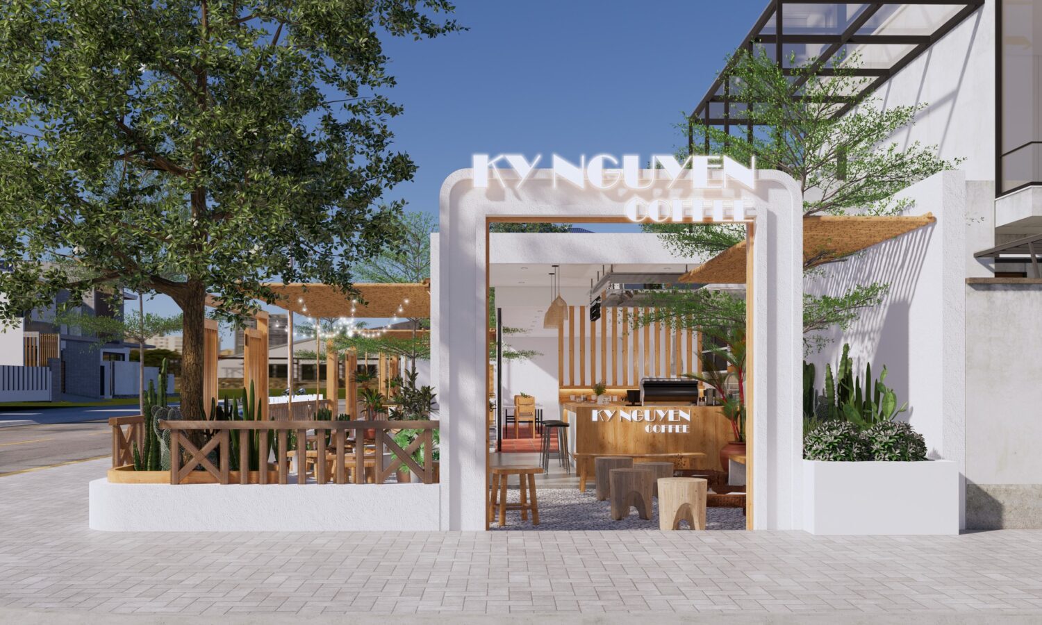 Sketchup咖啡室室内模型丨Nguyen Anh Kiet-3