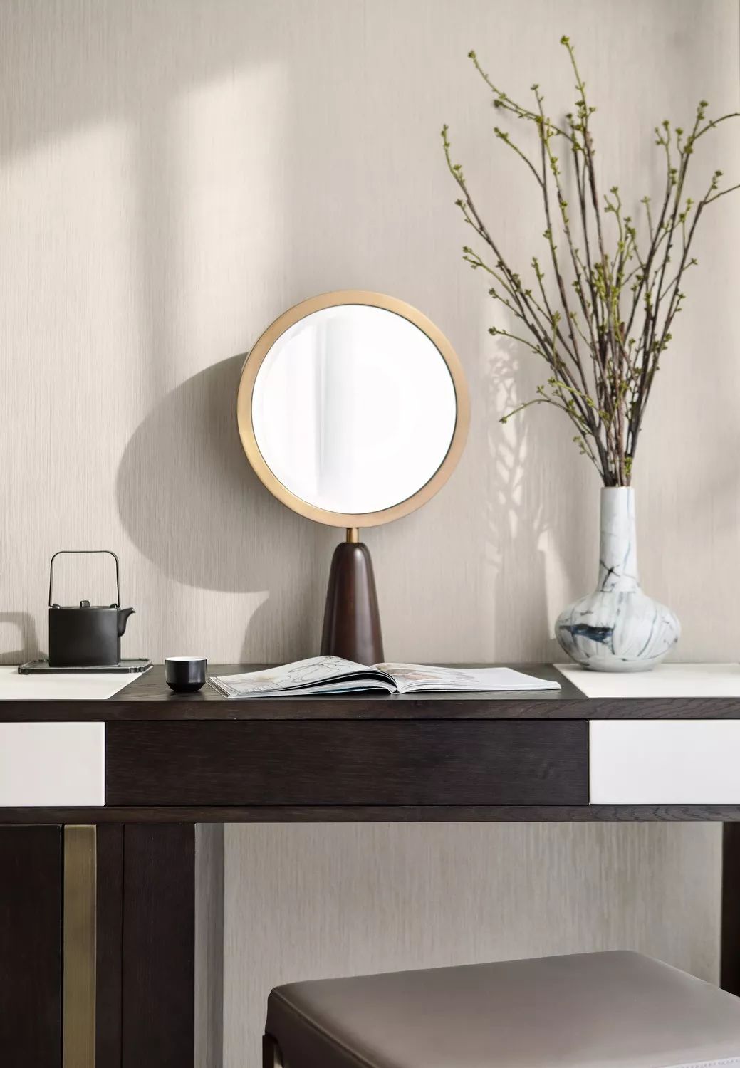 万科泉州金域滨江项目 | 新中式风格的优雅空间-26