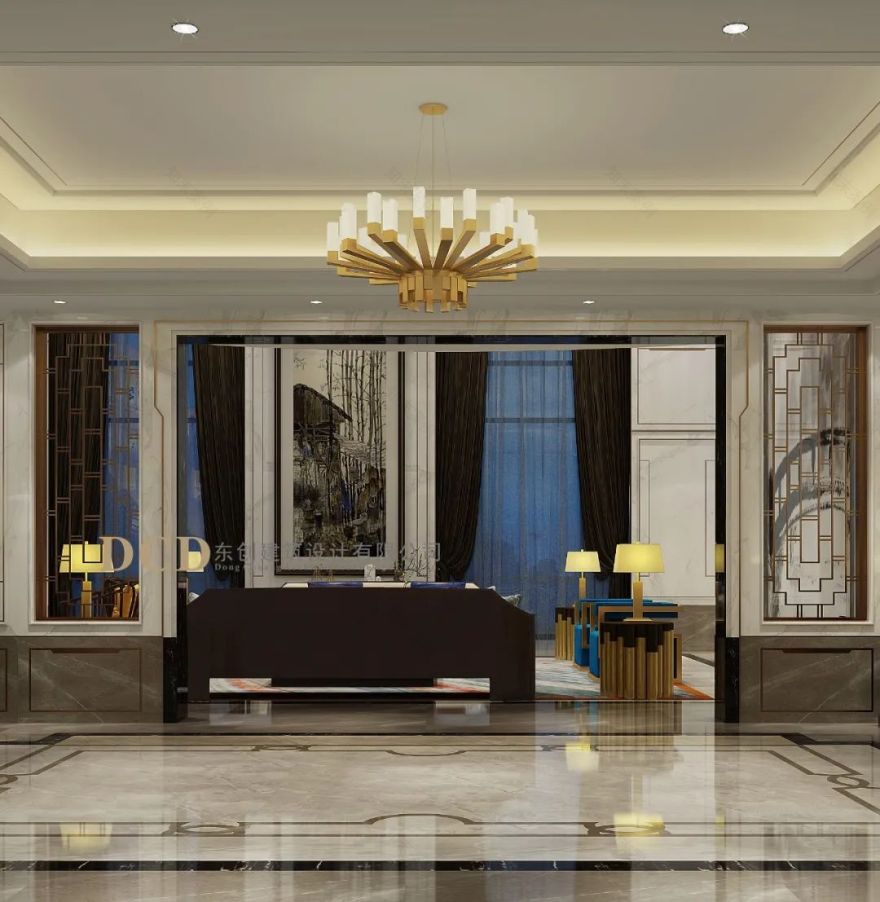 广东佛山九江别墅 | 新中式雅致空间,归家期待的美好呈现-69