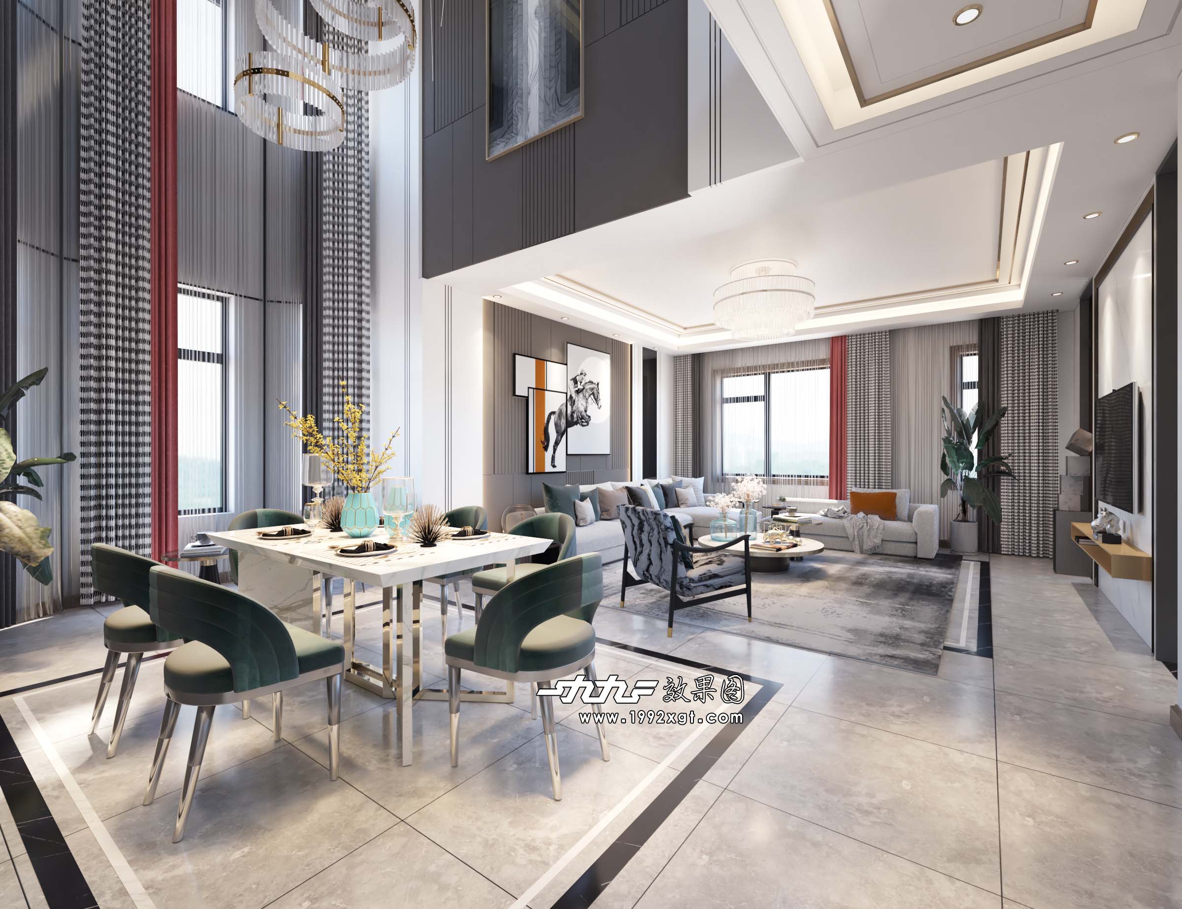 现代高端家居，浪漫优雅品味-3