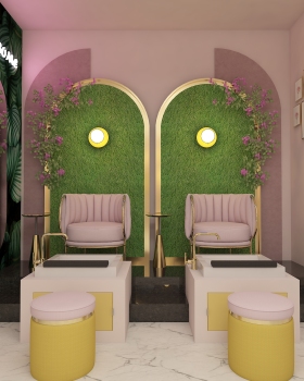 BEAUTY SALON & AESTHETIC CLINIC - PINK & GOLDEN THEME