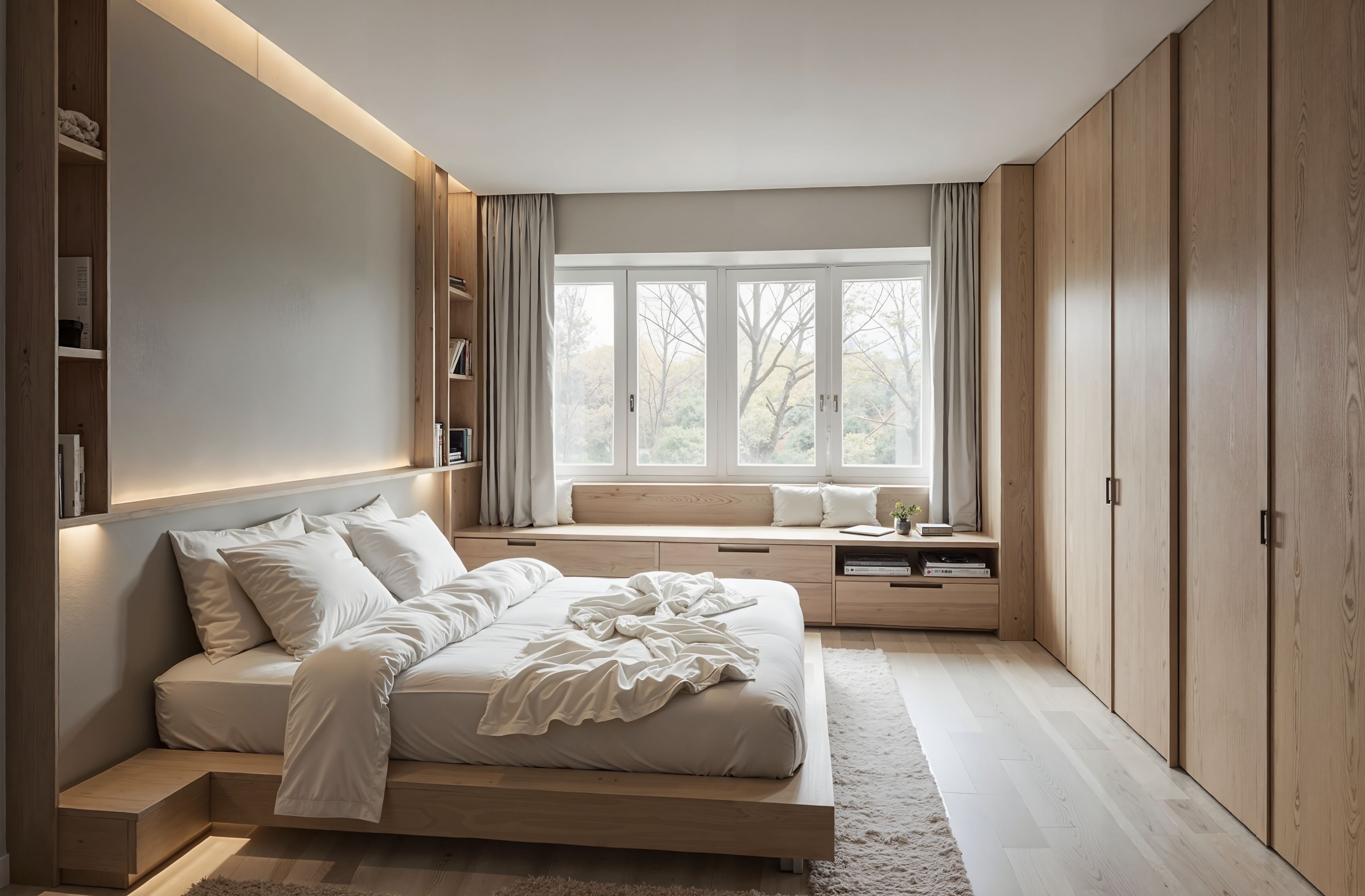 卧室这样装，朋友来了直接不想走！-18