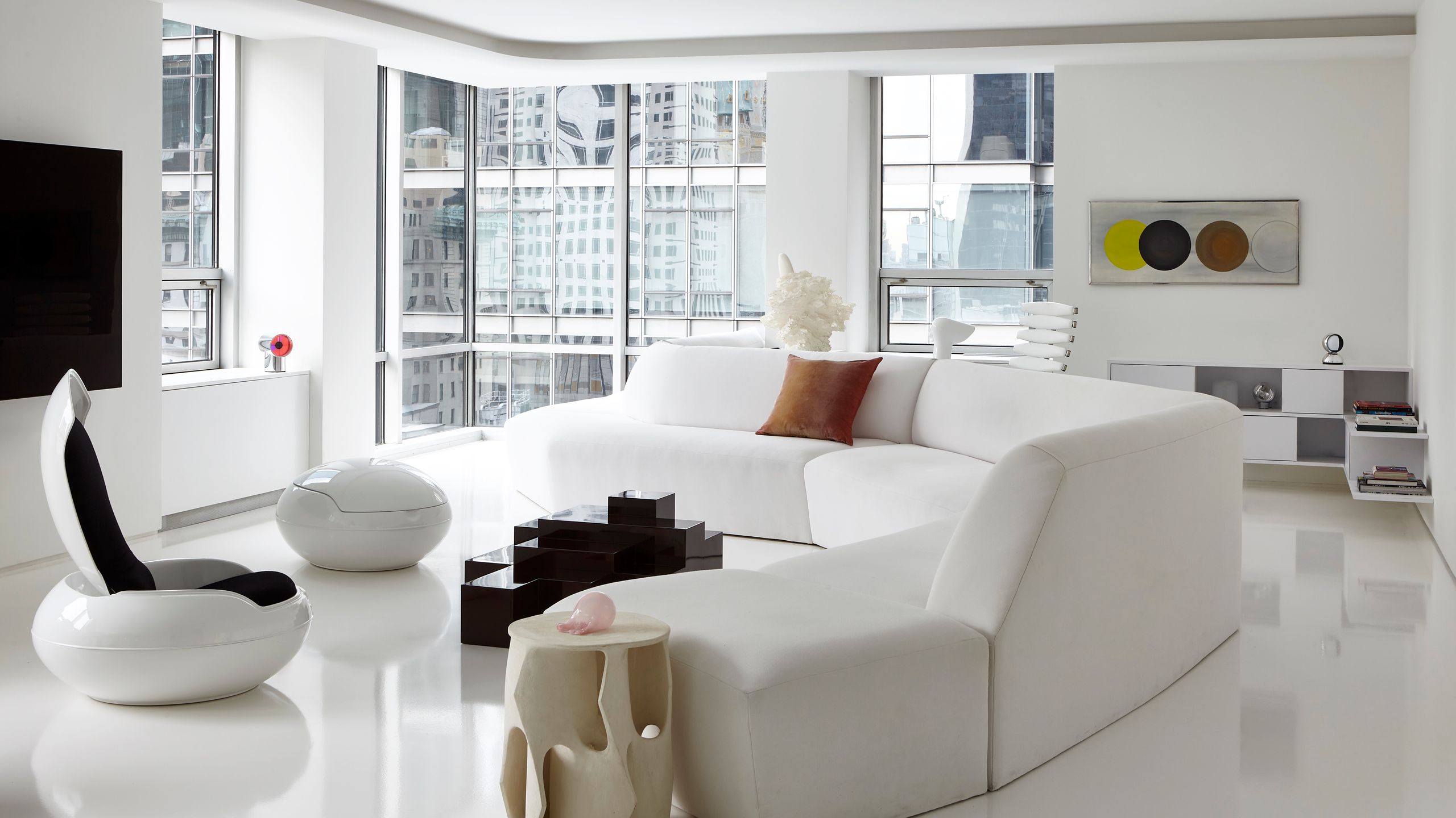 纽约太空时代风格超现代公寓设计丨美国纽约市丨Hines Collective工作室-3