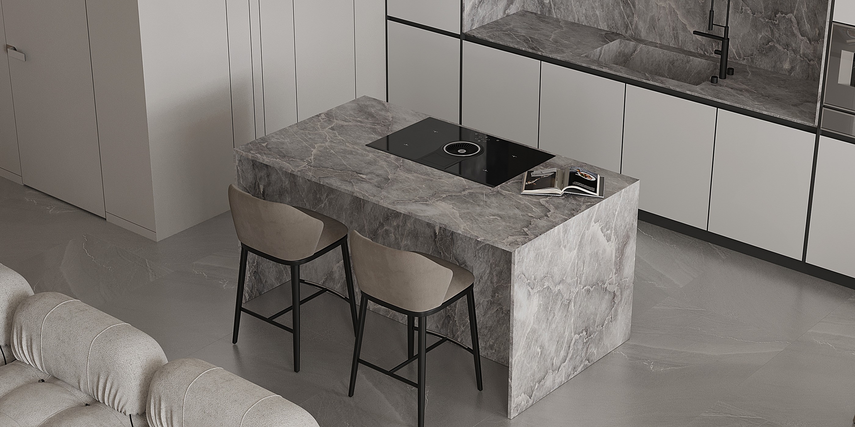 基辅160平，商务公寓设计！-4