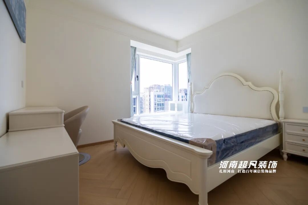 完工首发丨金水区美盛教育港湾，98平轻法式风格，把浪漫装进新家-112