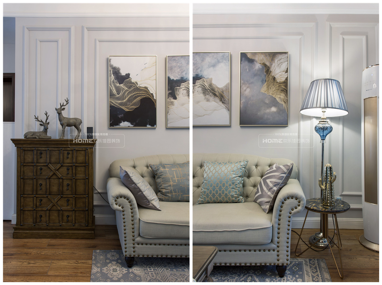 成都 130 平简美风家居,浪漫麋鹿元素满屋-19