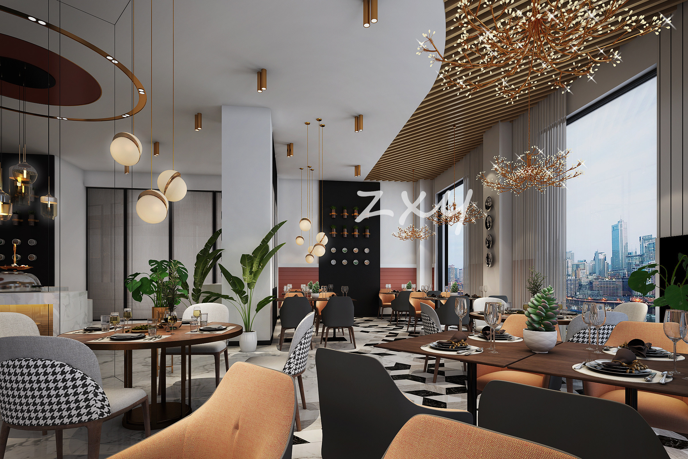 酒店效果图表现-1