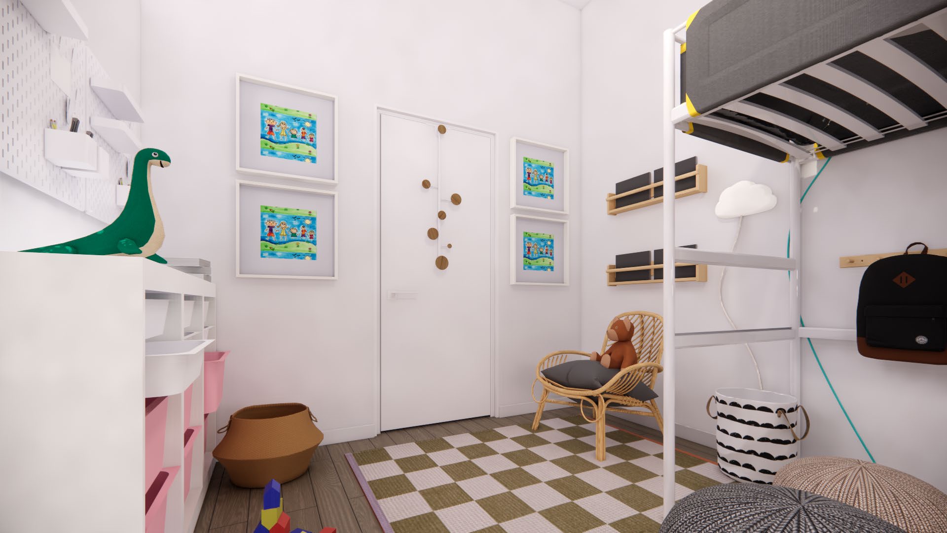 Rooms in small villa-4