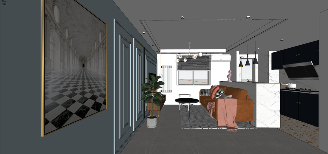 60平米“手枪户型”强势逆袭？-14