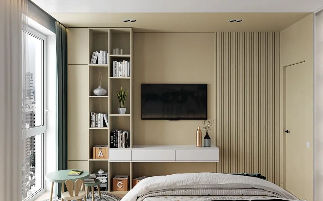 一厅三室,灰色+木色,高级!-58