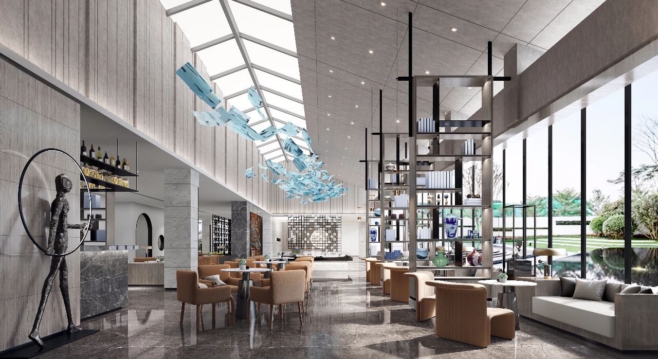 山水梦境 · 张家港中梁·文锦云庭售楼处设计丨中国江苏丨一目空间设计软装团队,思创合设计TCC DESIGN-43