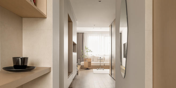 《木构》｜日式高级感 MUJI 风单身公寓丨中国上海丨简狄设计事务所-4