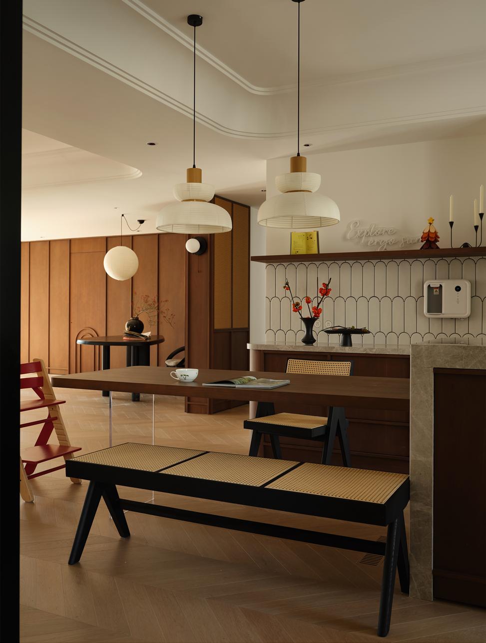 上海碧云晓园200㎡私宅丨莲空间设计-15