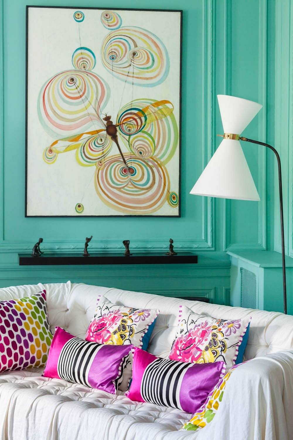 色彩主义设计师 Géraldine Prieur 奥斯曼风格的家丨法国巴黎丨法国色彩主义设计师兼家具设计师 Geraldine Prieur-10