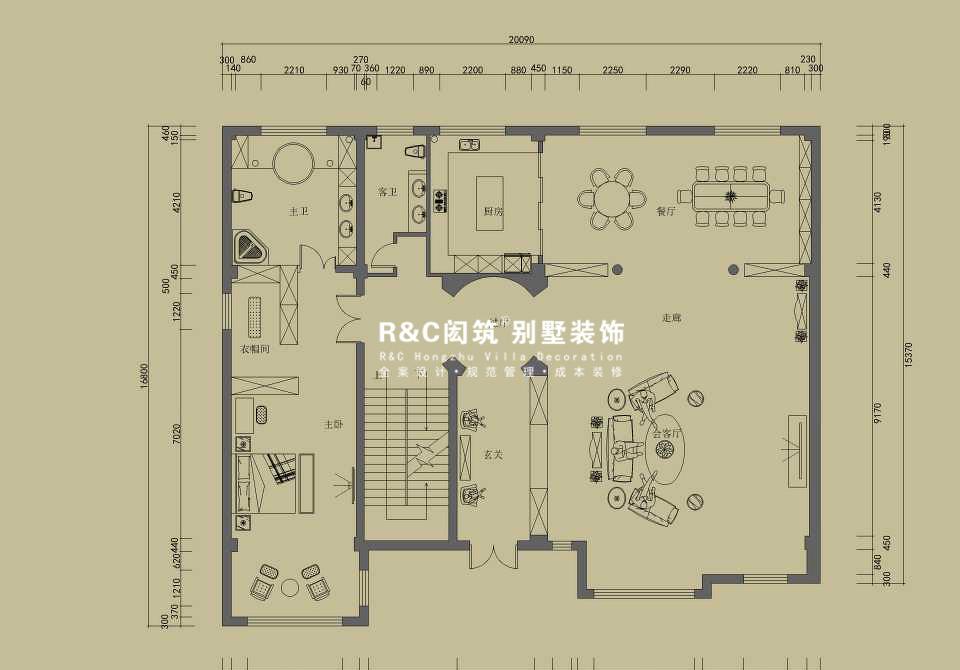 
鄂尔多斯自建别墅-拉菲城堡 -11