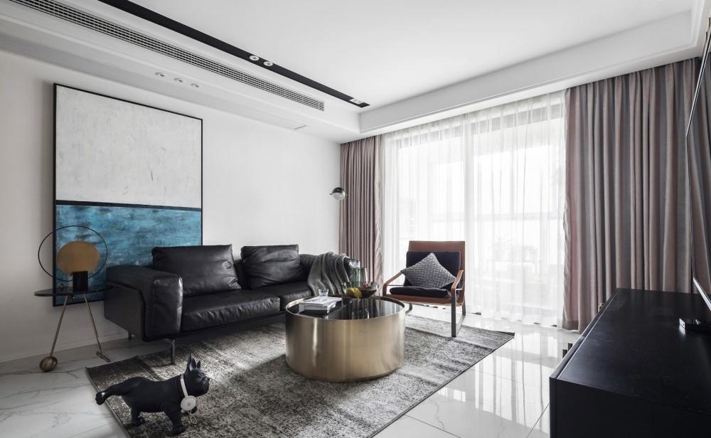 上北设计 | 打造精致空间,黑色不锈钢与香槟金的经典搭配-4