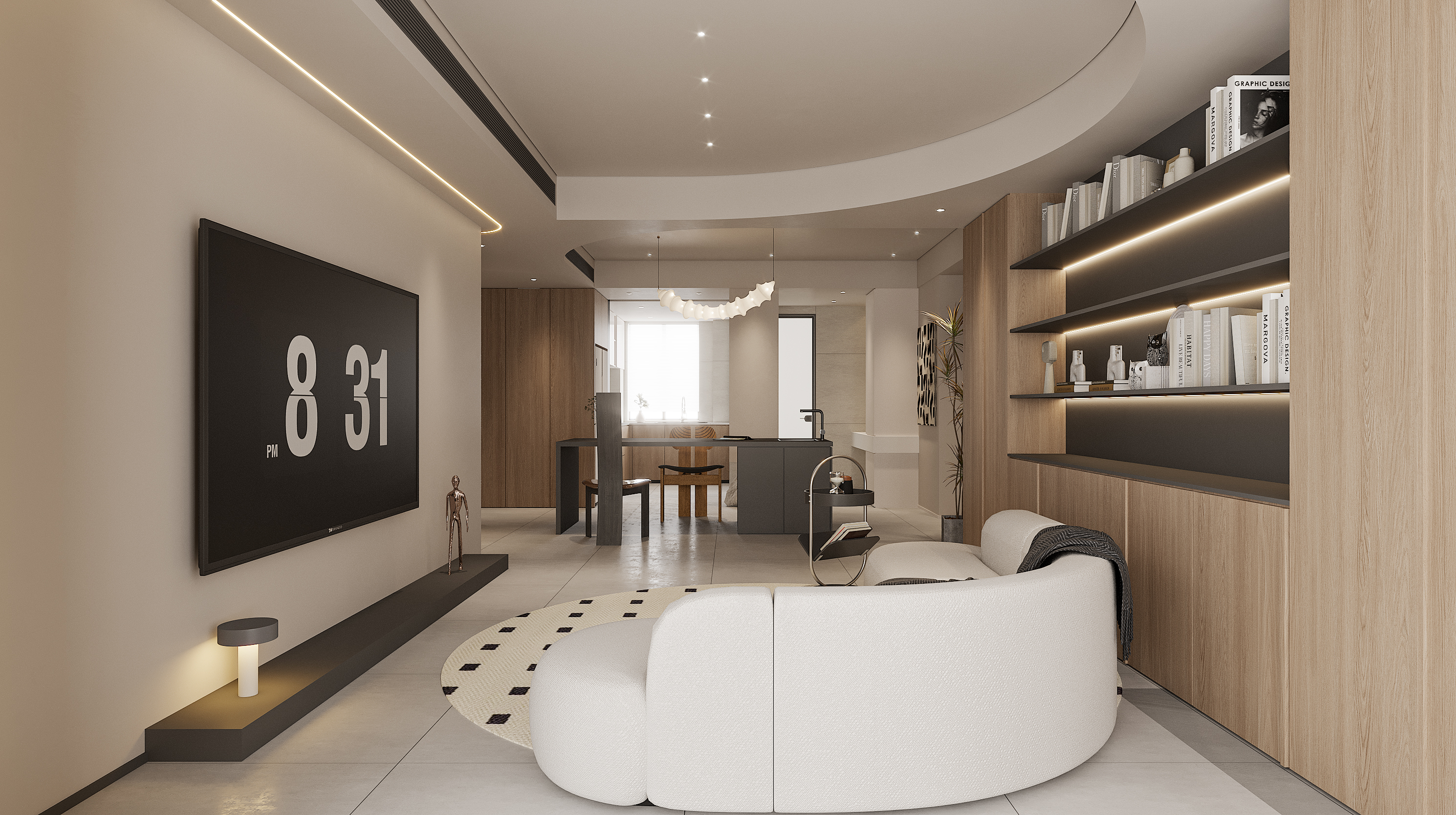 温度住宅 I 极简 I 郑州 龙凤苑-3