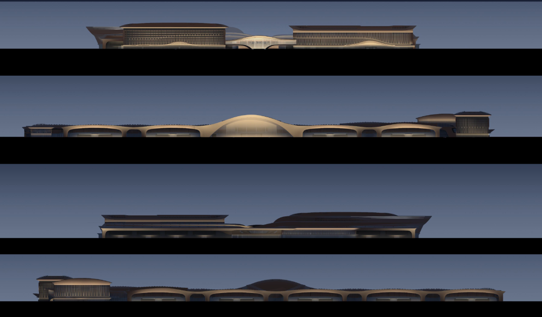 信息的纽带大地的图景|北京新国展二期建筑照明设计-70