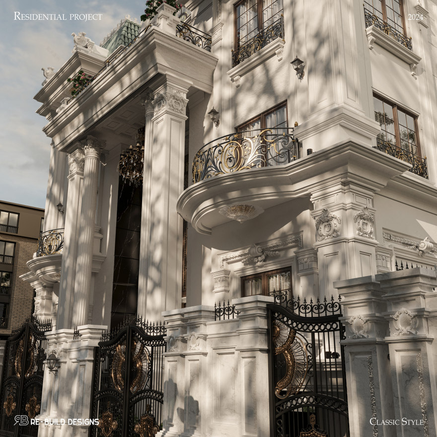 经典别墅外观设计丨埃及丨Re Build Designs-27