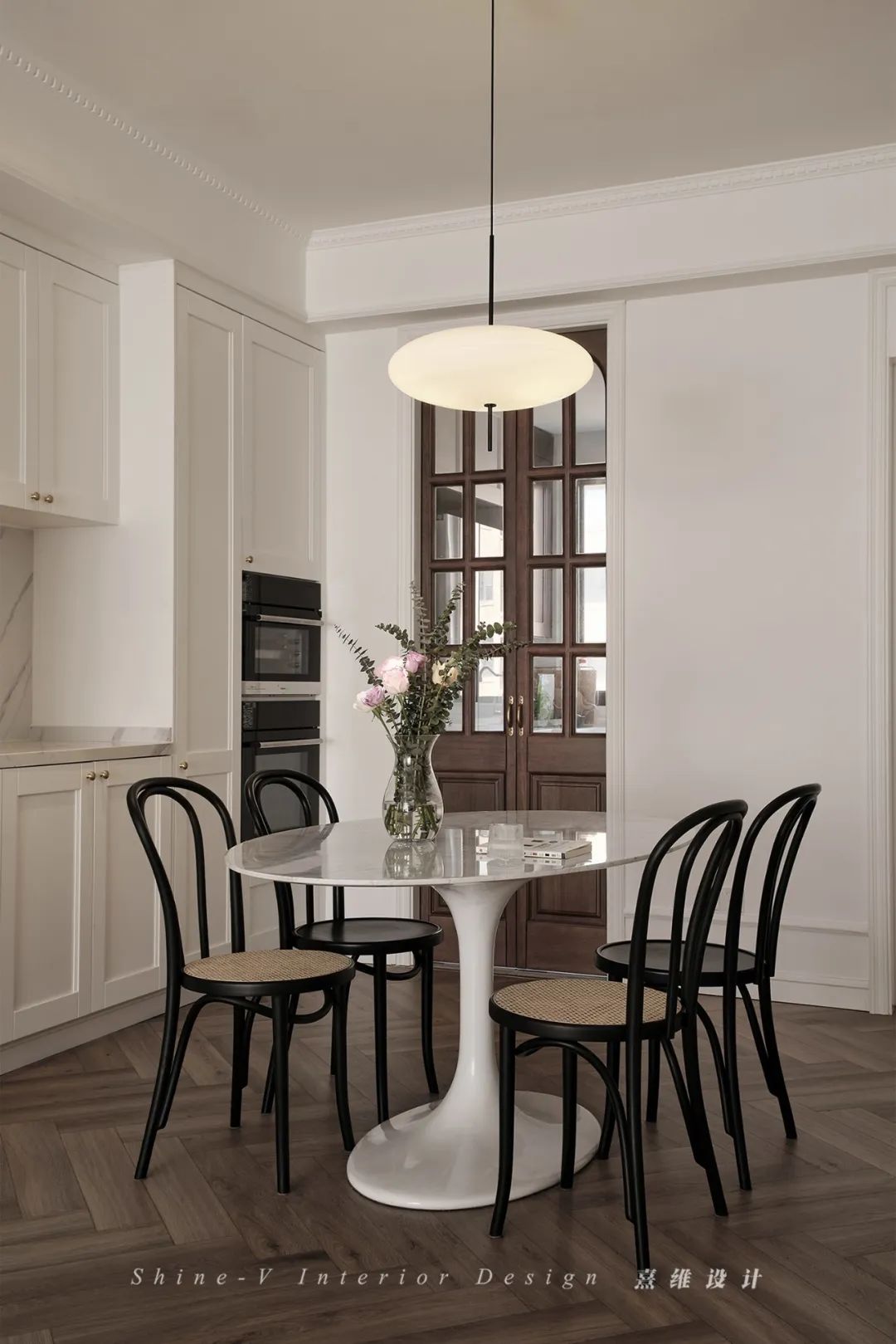 啡夏 · 120㎡轻复古法式优雅之家丨中国南京丨熹维设计-44