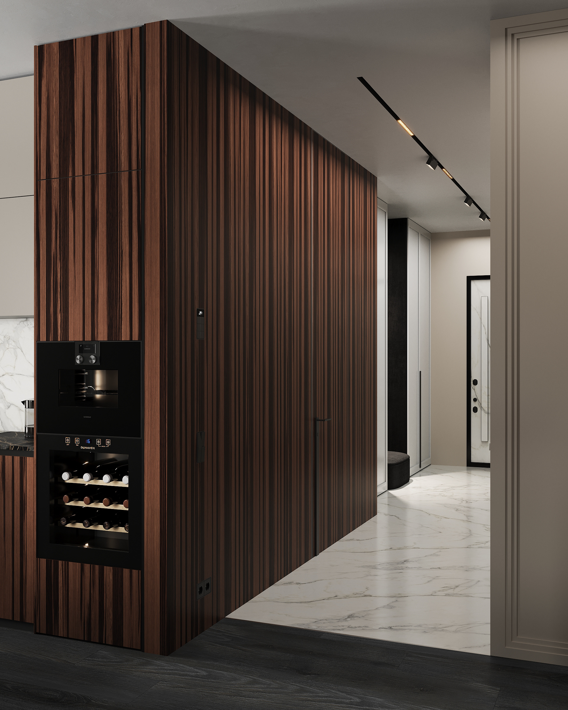 海蓝宝石公寓（因flat常见有公寓之意，结合AQUAMARINE（海蓝宝石）推测可能是公寓名称，具体需结合实际语境） 丨safonovinterior-19