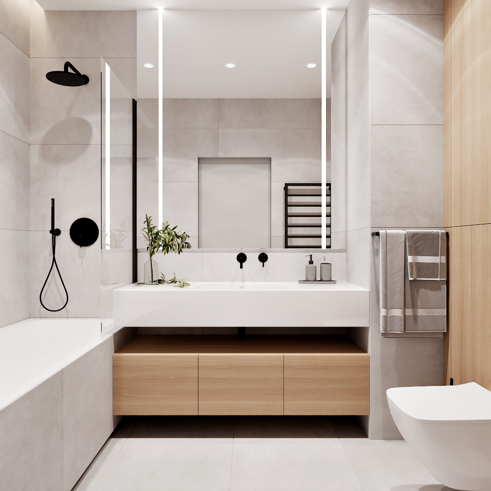 121平，现代简约二层空间设计！-25