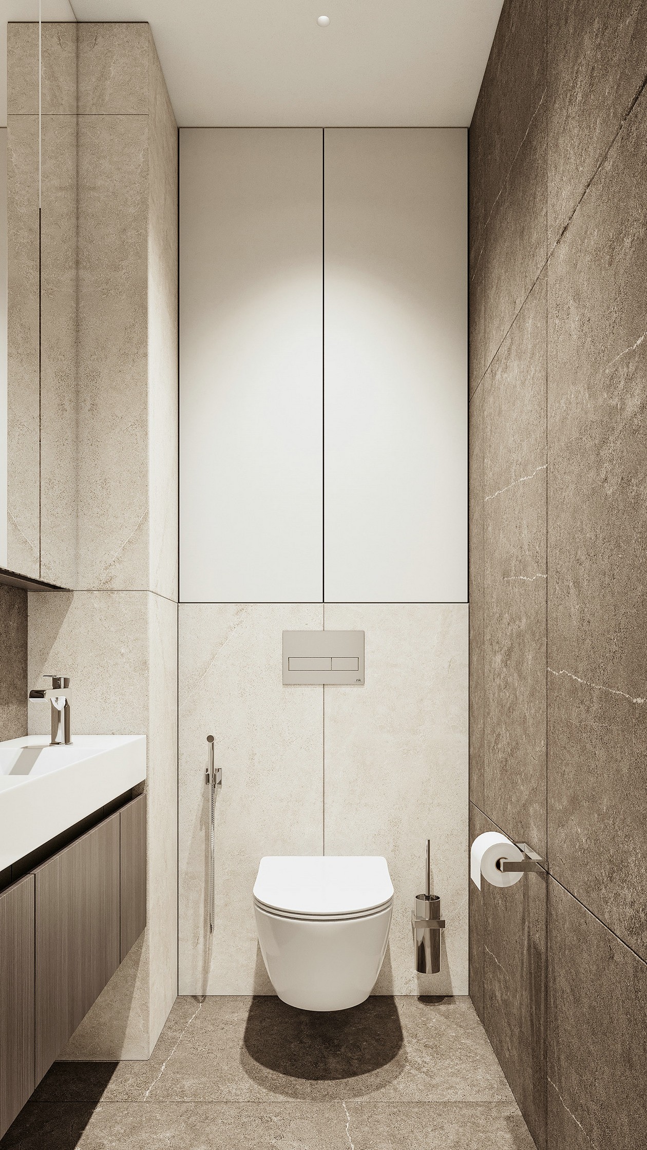 浅色系小空间公寓设计-16