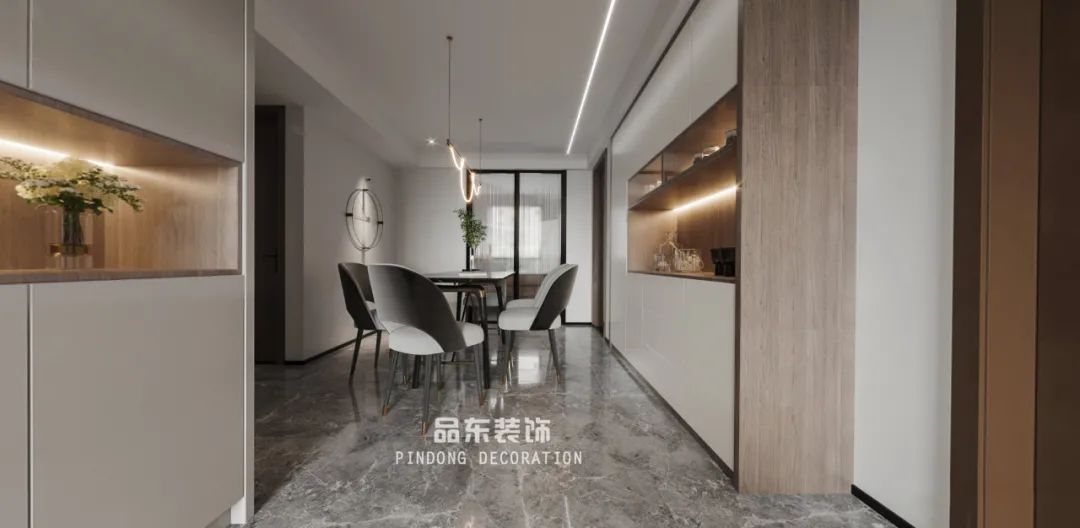 现代简约风格的艺术生活空间丨中国台州丨品东装饰-47