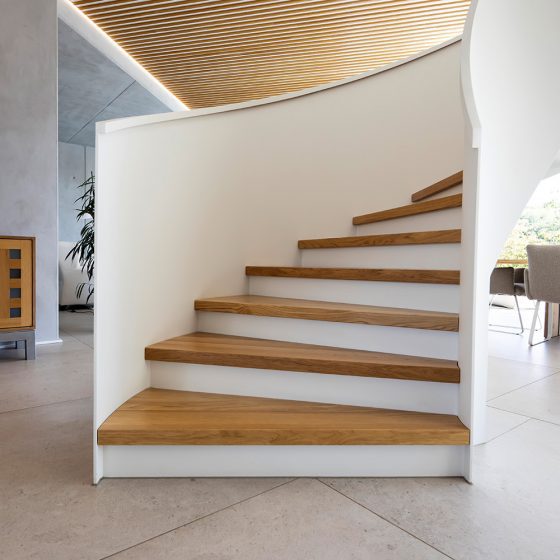 私人住宅中的旋转楼梯设计丨德国特里尔-31