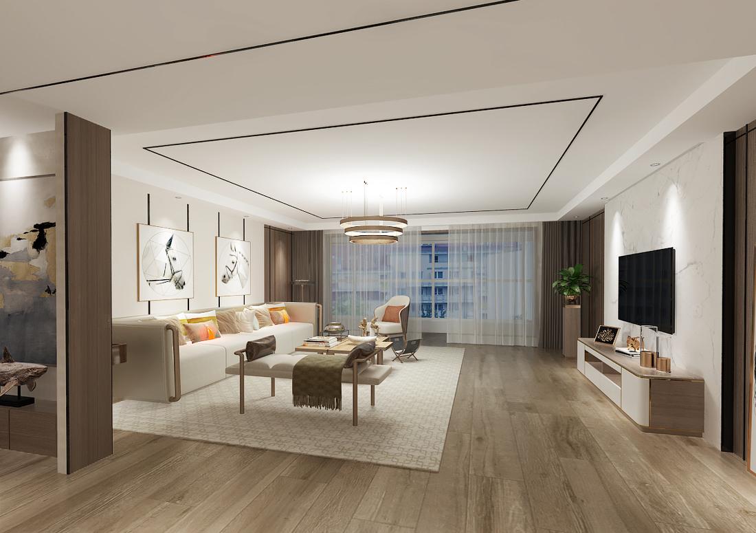 威海大润发海康街旧改210平现代简约-2