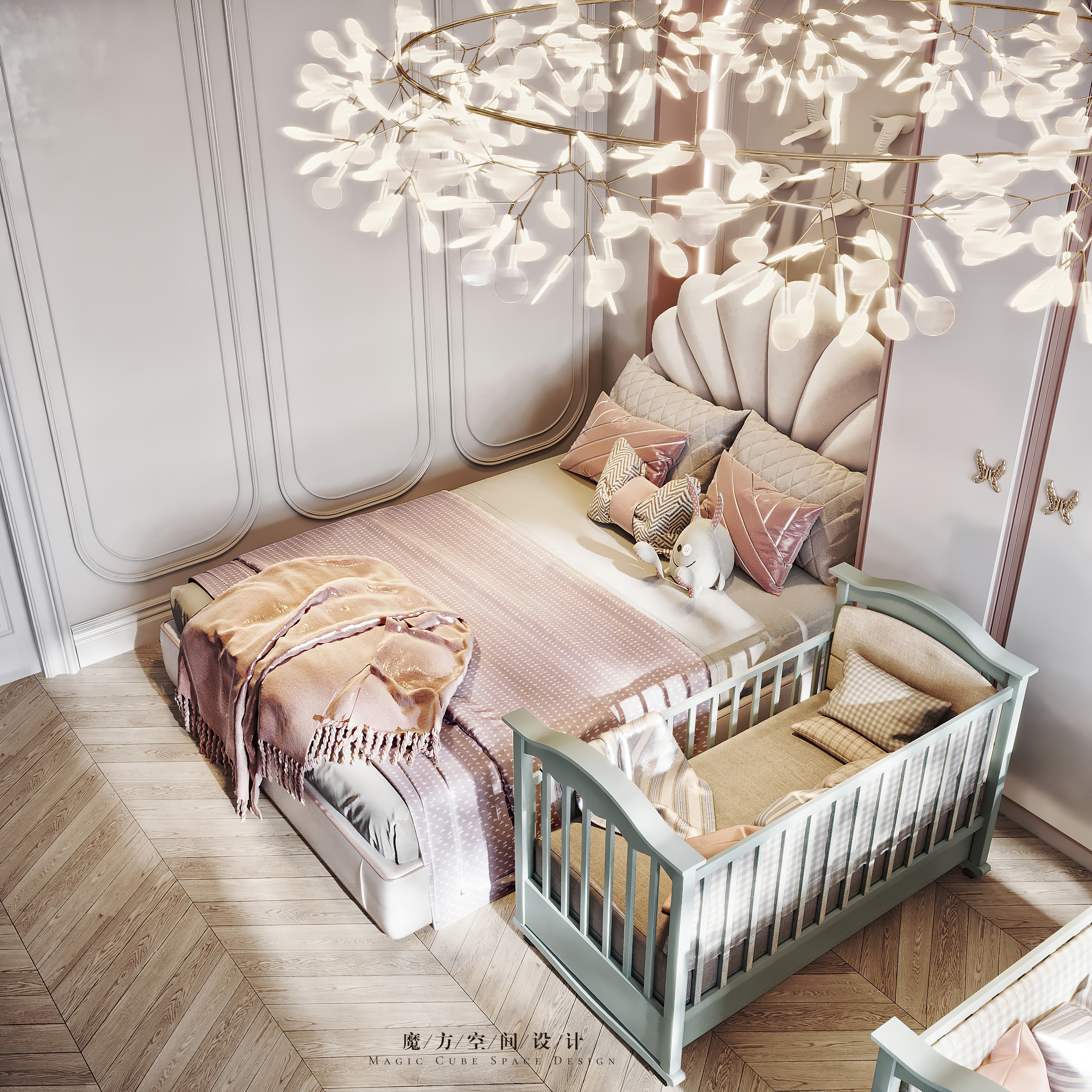 北京•法式复古别墅项目丨中国北京丨魔方空间设计-28