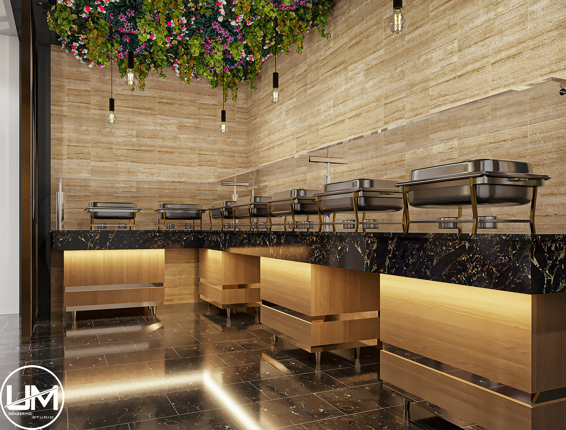 Luxurious Restaurant Interior,Lahore-7