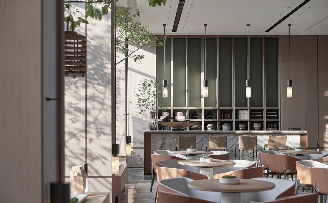 自然绿意,轻奢售楼处的诗意栖居-13