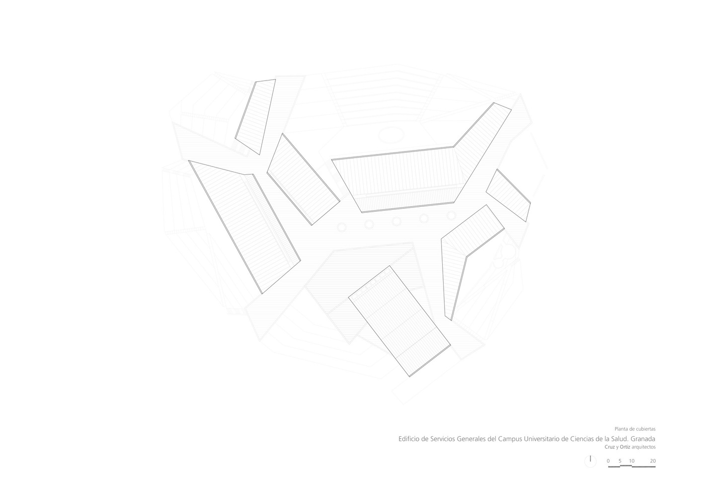 地形融入的大学通用服务大楼-34