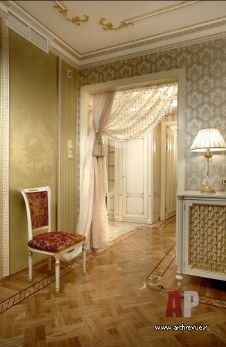 金色古典风格公寓室内设计丨Бейлина Екатерина,Андросенко Янина-20