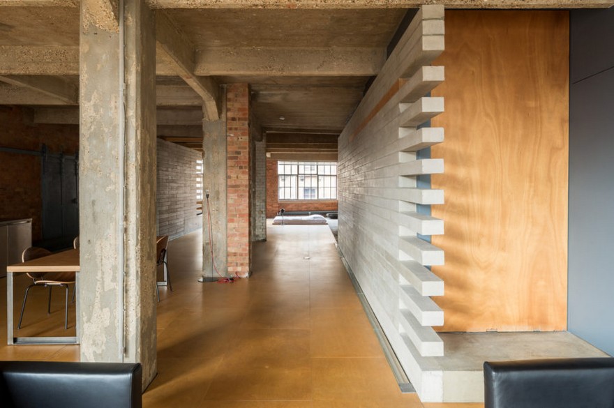London Industrial Warehouse Converted Into Versatile Living Space-19