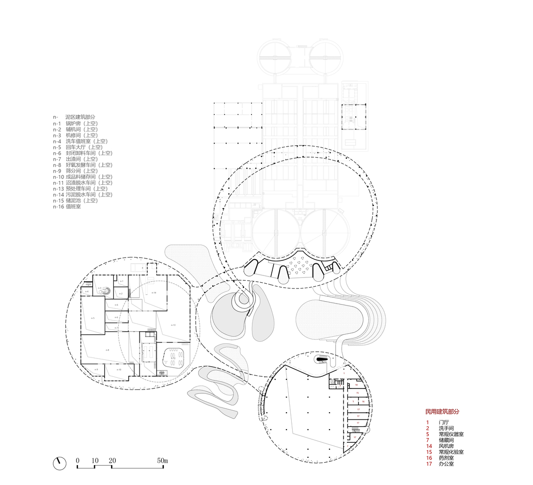 宜兴城市污水资源概念厂丨清华大学建筑设计研究院,素朴建筑工作室-52