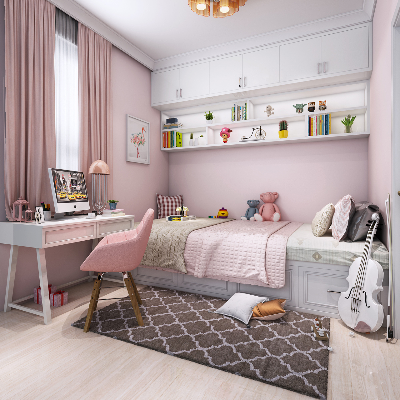 作为女生我喜欢这样的房间，功能多，靠窗，狭小                     -3