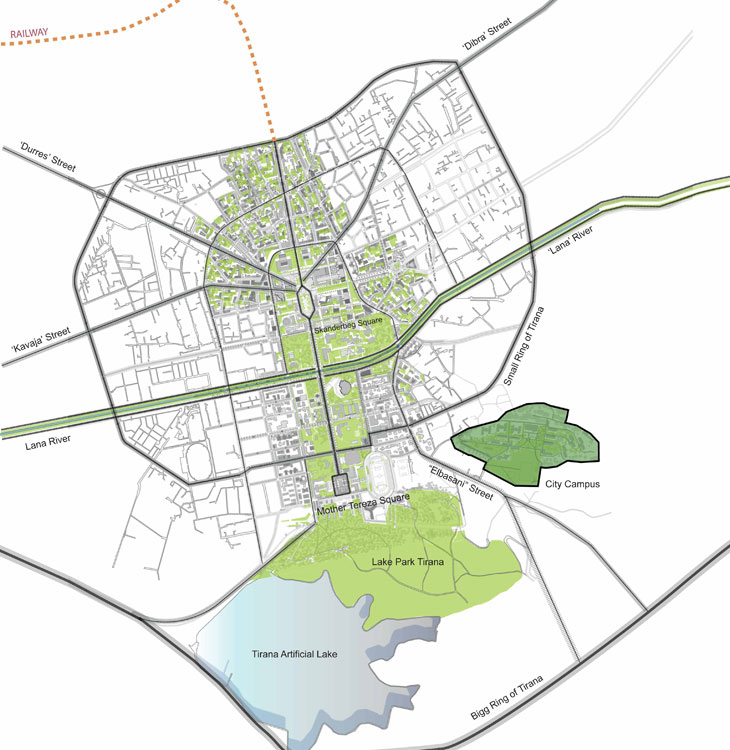 地拉那大学校园协同开放城市设计-39