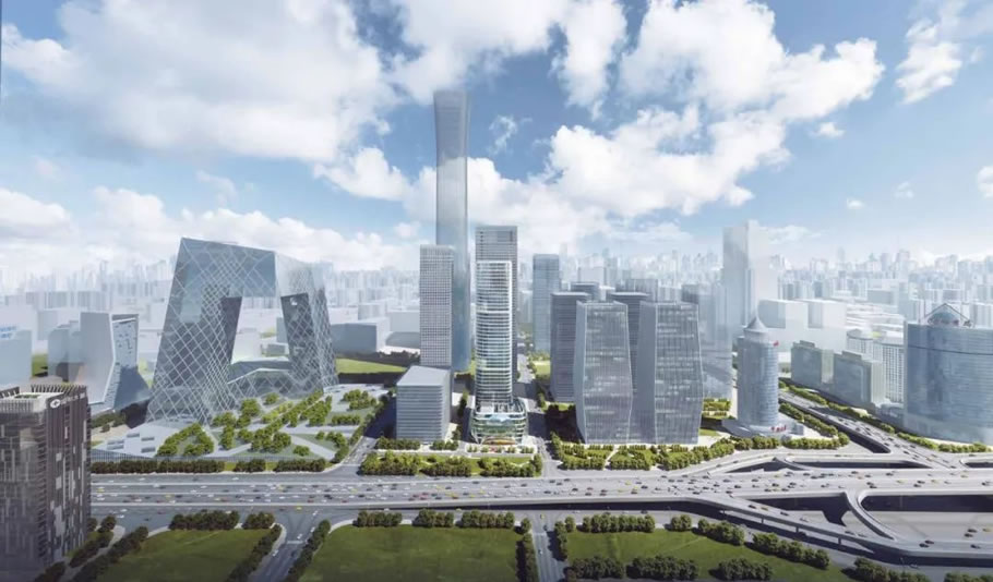 北京阳光金融中心丨中国北京丨易兰规划设计院,伍兹贝格建筑-3