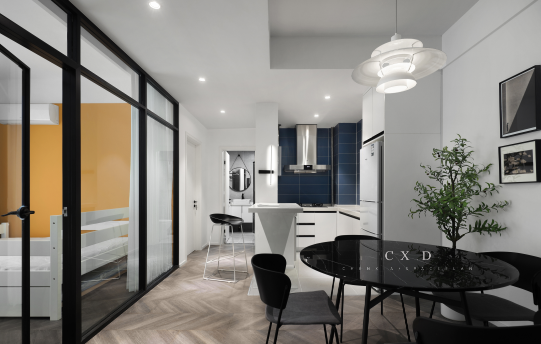 谱色辰夏作品 | 淮安 86 平米学区房打造活泼沉稳的秘密花园-16