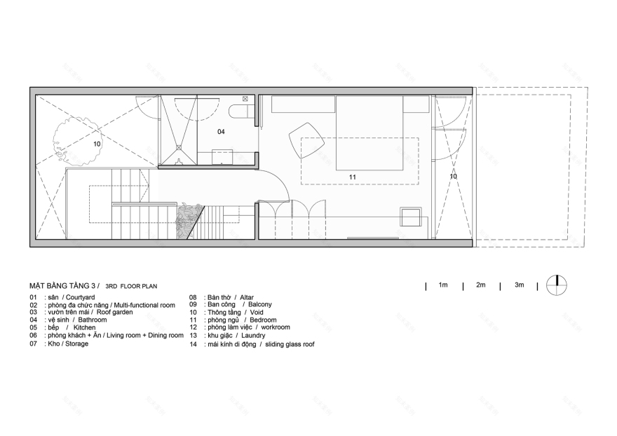 P 屋或P 房子丨越南丨T H I A Architecture-53