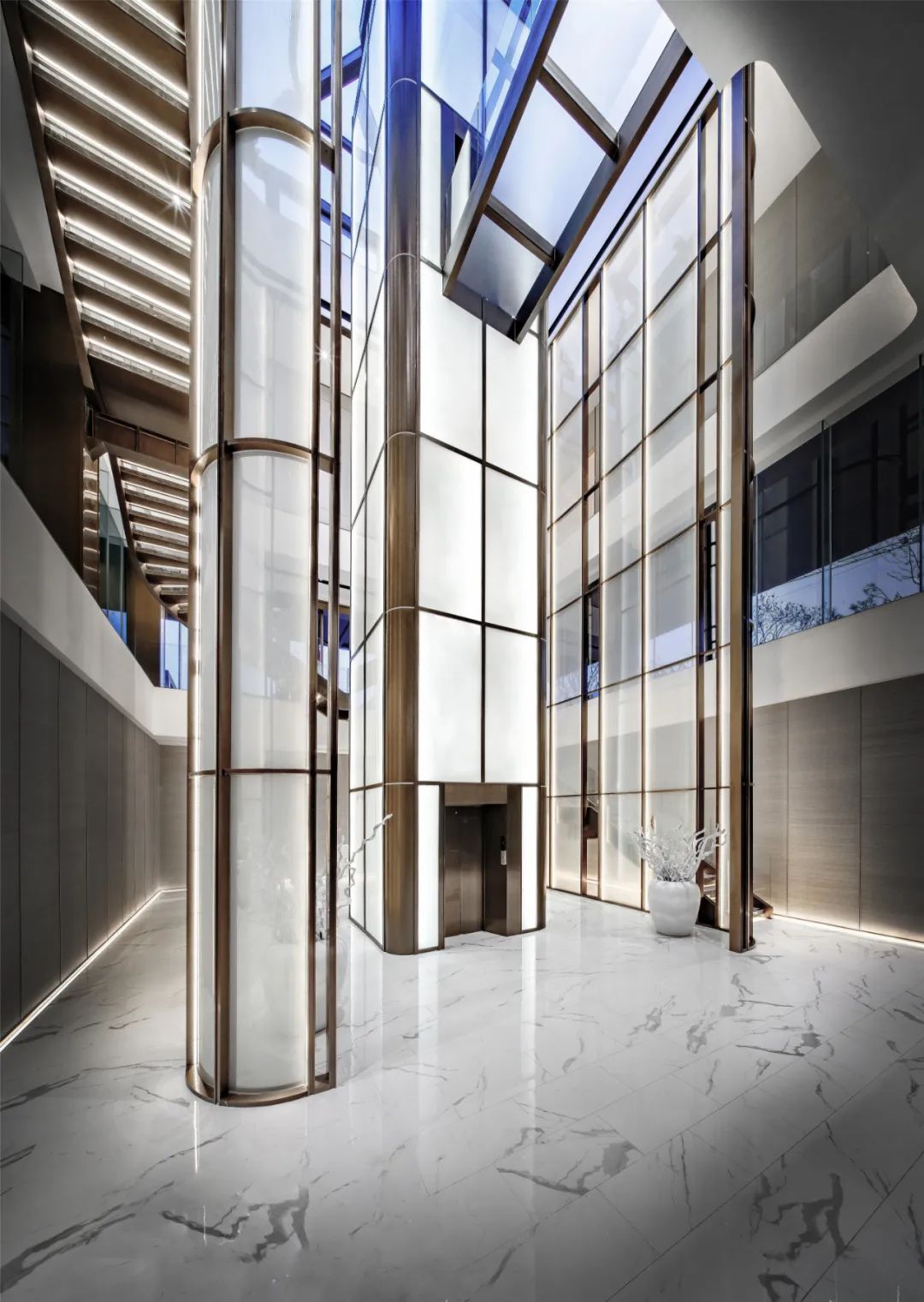 景行含光——卓越·平湖壹号售楼处设计-49