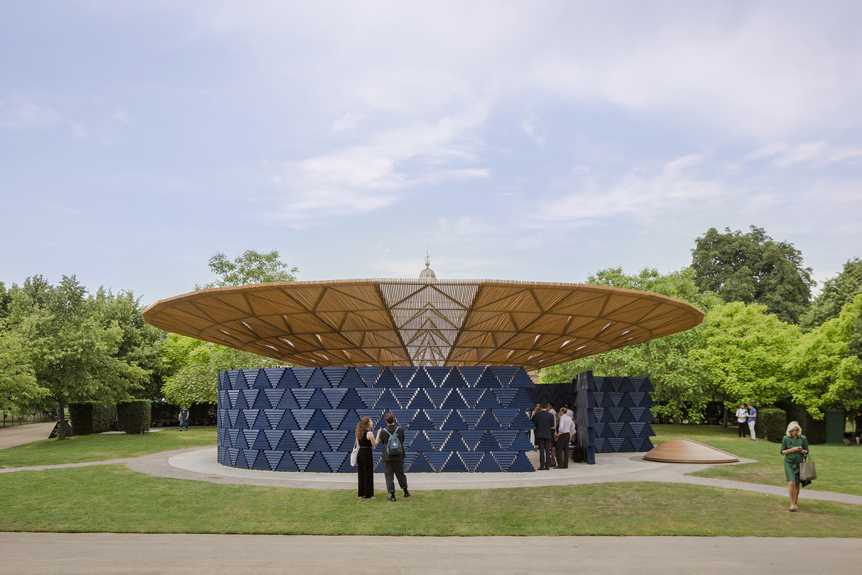 蛇形展厅2017，伦敦 / Kéré Architecture-33