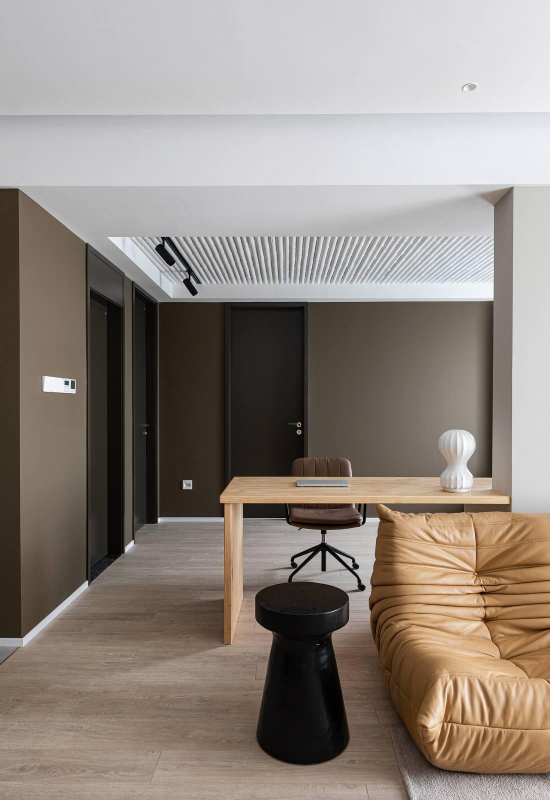 89㎡小三居现代简约设计-49