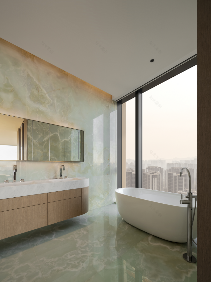 杭州海威·安铂中心「青玉」样板间丨中国杭州丨Amber 98,于舍 Yu Studio(于昭)-75