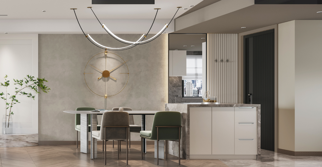 现代轻奢风家居设计案例赏析丨中国北辰丨浅尺住建-8